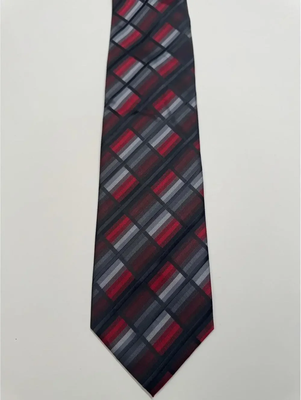 Croft &‎ Borrow Tie Black,  Red & Grey